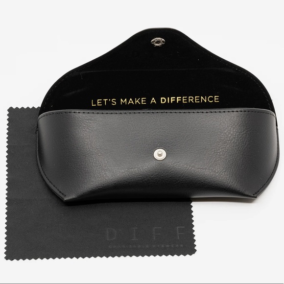 DIFF Scout Blue Light Glasses Aviators Gold - Picture 5 of 6